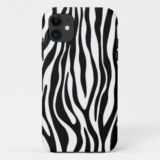 ゼブラプリントデザイン Case-Mate iPhoneケース (裏面)