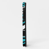 ゼブラプリントミックスターコイズiPhone 5ケース Case-Mate iPhoneケース (裏面/左)