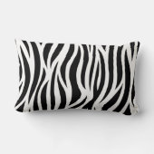 ゼブラプリントランバー装飾用クッション ランバークッション (裏面)