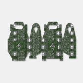 ゼブラプリント付きホリデーツリーズテーマ フェイバーボックス (折り畳みなし)