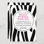 ゼブラプリント招待状 招待状 (正面/裏面)