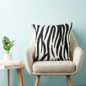ゼブラプリント枕 クッション (椅子)