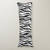 ゼブラプリント枕 ボディピロー (正面縦)