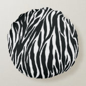 ゼブラプリント枕 ラウンドクッション (裏面)