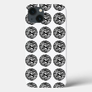 ゼブラプリント水玉模様BT iPadエアケース iPhone 13ケース