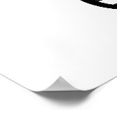 ゼブラプリント、ゼブラストライプ、アニマルプリント、花 ポスター (角)