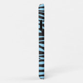 ゼブラプリント、ゼブラストライプ、ブルーゼブラ、ジャングル Case-Mate iPhoneケース (裏面/右)