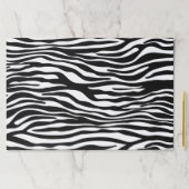 ゼブラプリント、ゼブラストライプ、白黒 ペーパーパッド (インサイチュ)