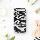 ゼブラプリント、ゼブラストライプ、白黒 Case-Mate iPhoneケース