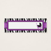 ゼブラプリント&ベビーキャリッジサンキューギフトラベル (裏面)