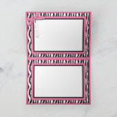 ゼブラプリント&ベビーキャリッジ カード (内部)