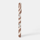 ゼブラプリント モカムース iPhone 16ケース (右側面)