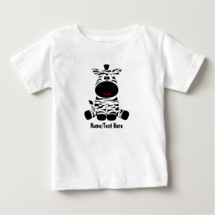ゼブラベビーは可愛い ベビーTシャツ