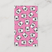 ゼブラベビーシャワーサファリピンクガール エンクロージャーカード (裏面)