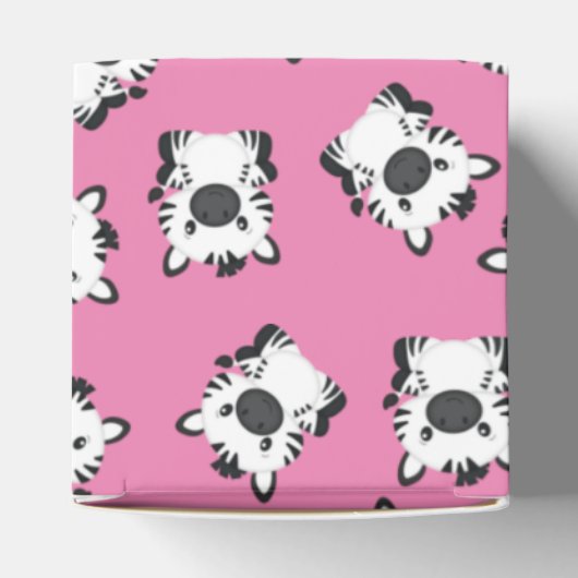 ゼブラベビーシャワーサファリピンクガール フェイバーボックス (上部)