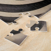 ゼブラペアと印象的なはっきりした野生生物を閉じ込める ジグソーパズル (側面)