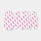 ゼブラホットピンクとホワイトシルエット フェイバーボックス (折り畳みなし)