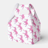 ゼブラホットピンクとホワイトシルエット フェイバーボックス (正面サイド)