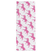 ゼブラホットピンクとホワイトシルエット ワインギフトバッグ (裏面)