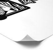 ゼブラポップ・アートのアウトポスター ポスター (角)