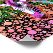 ゼブラポップ・アートのアートポスター ポスター (角)