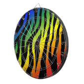 ゼブラポップ・アートのー ダーツボード (正面右)