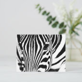 ゼブラポートレートモノクロ シーズンポストカード (スタンド正面)