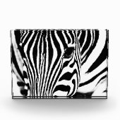 ゼブラポートレートモノクロ フォトブロック (正面)