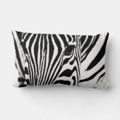 ゼブラポートレートモノクロ ランバークッション (裏面)