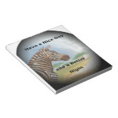 ゼブラポートレート、アンボセリ：サバンナの霊 ノートパッド (アングル)