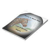 ゼブラポートレート、アンボセリ：サバンナの霊 ノートパッド (回転)