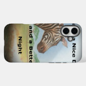 ゼブラポートレート、アンボセリ：サヴァンの精神 Case-Mate iPhoneケース (裏面 (横))