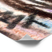 ゼブラポートレートACEOポスター ポスター (角)