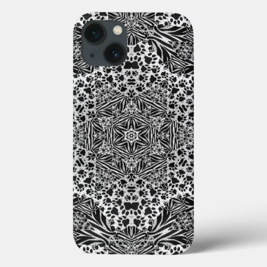 ゼブラポープリント軍隊グレードIPhone6 ケース Case-Mate iPhoneケース (裏面)