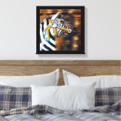 ゼブラメリーゴーラウンドCanvasシリーズ20 キャンバスプリント (インサイチュ (寝室))