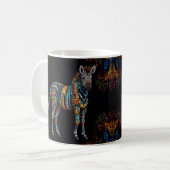 ゼブラモザイクステンドグラス コーヒーマグカップ (正面左)