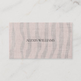 ゼブラモダンパタオーガニックーンプロフェッショナル 名刺