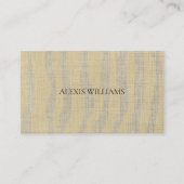 ゼブラモダン動物パターンプロフェッショナル 名刺 (正面)