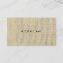 ゼブラモダン動物パターンプロフェッショナル 名刺