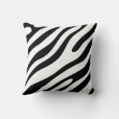 ゼブラモダン印刷パターンの色のパーソナライズ クッション (裏面)