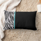 ゼブラモダン腰枕 ランバークッション (ブランケット)