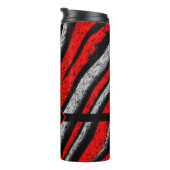 ゼブラモノグラムのパターン タンブラー (回転右)