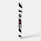 ゼブラモノグラム名 Case-Mate iPhoneケース (裏面 / 右)