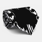 ゼブラユニークプリントのゼブラヘッド ネクタイ (ロール)