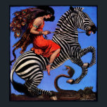 ゼブラライダー ポスター<br><div class="desc">アールデコ</div>