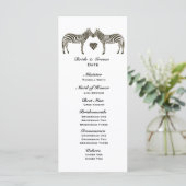 ゼブララブ結婚式 プログラム (スタンド正面)