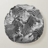 ゼブラランニングス ラウンドクッション (正面)