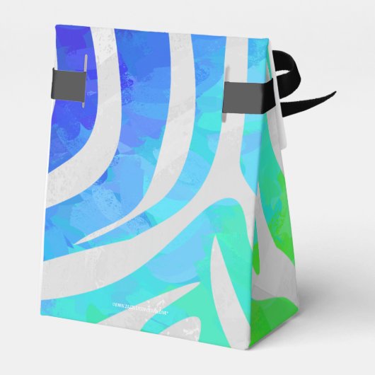 ゼブラレインボーアンドホワイトプリント フェイバーボックス (裏面サイド)