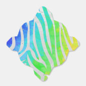 ゼブラレインボーアンドホワイトプリント フェイバーボックス (折り畳みなし)