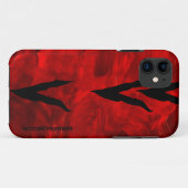 ゼブラレッドiPhone 5 Case-Mate iPhoneケース (裏面(横))